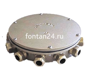 Подводная клеммная коробка Junction box 12 PG16-21, латунь
