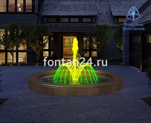 Фонтан для города "Вулкан средний" ø=3 м Фонтан для города "Вулкан средний" ø=3 м