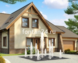 Фонтан для парка "Суперкуб" 3x3 м